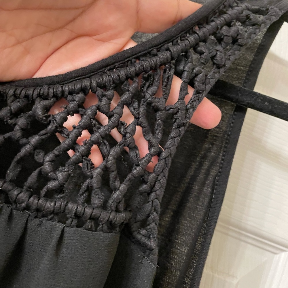 NY&CO black work blouse. Size L. - Picture 2 of 5